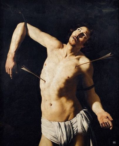 Saint Sebastien par le Caravage