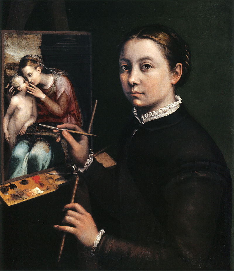 Sofonisba_Anguissola_autoportrait d'une femme artiste