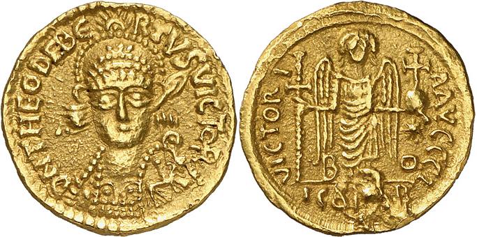 Solidus_de_Théodebert_Ier-ou-Thibert_1er_frappé_à_Bonn-dans-lactuelle-Allemagne-roi-mérovingien